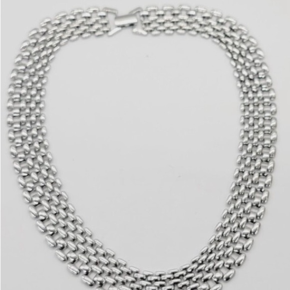 Napier Silver Chain Necklace - Picture 3 of 3